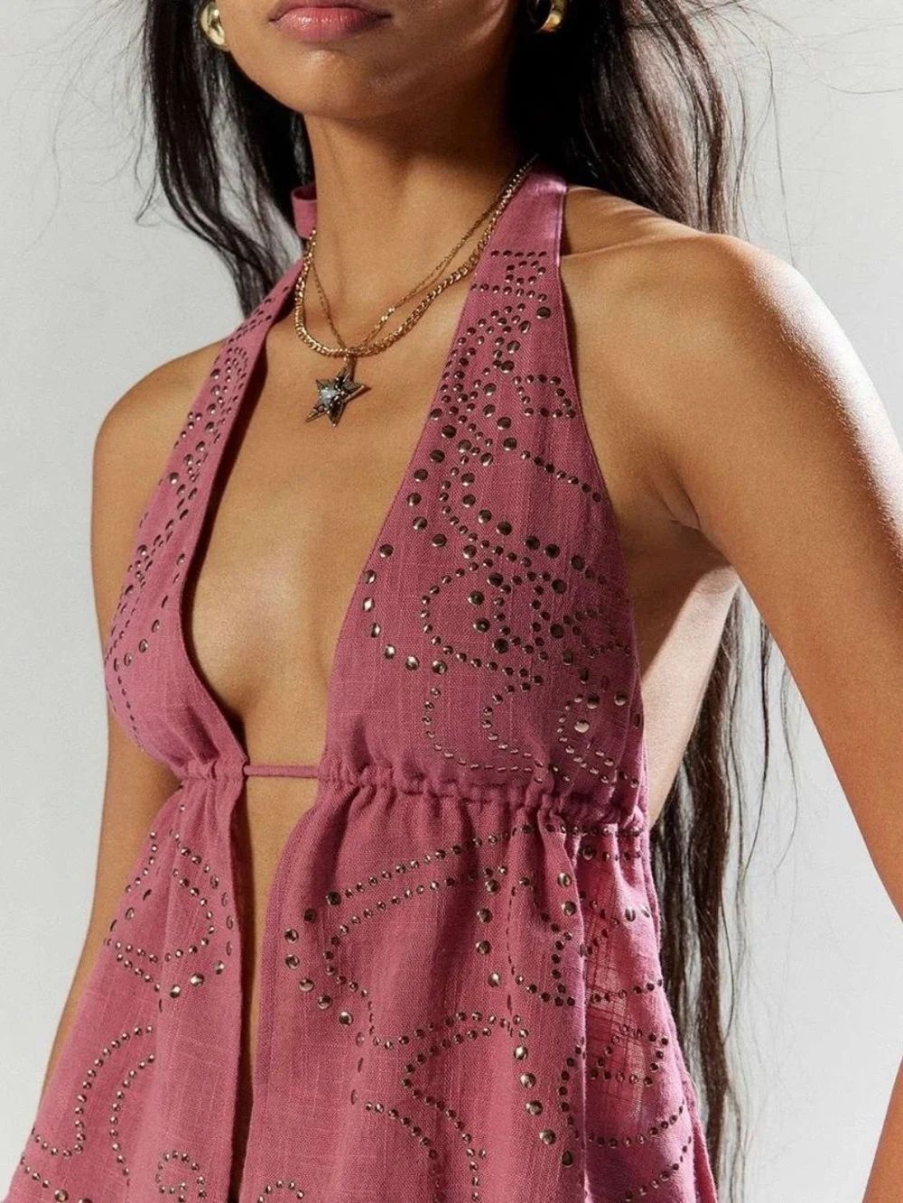 Silence + Noise Studded Top